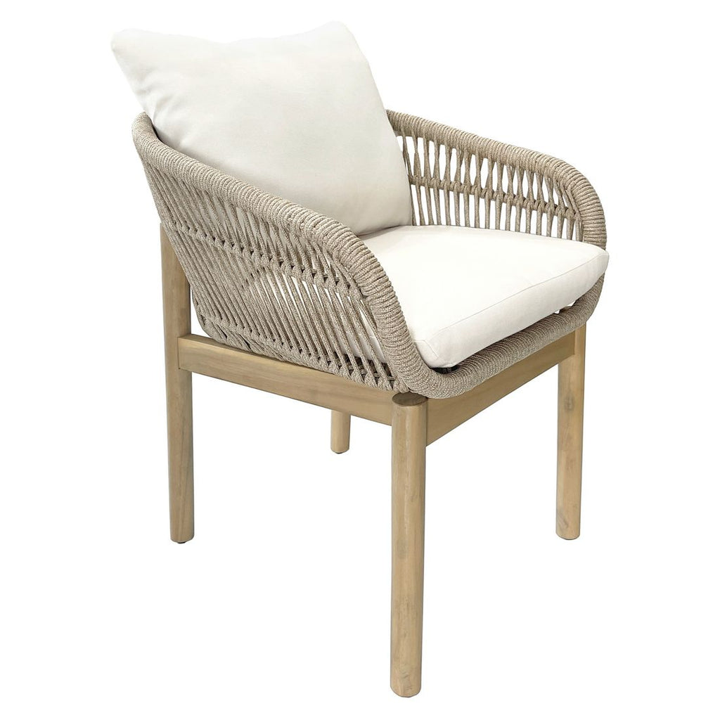 Hagestol Amy akasie med puter 58x65 cm forfra