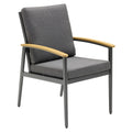 Hagestol Avento aluminium tau forside med pute