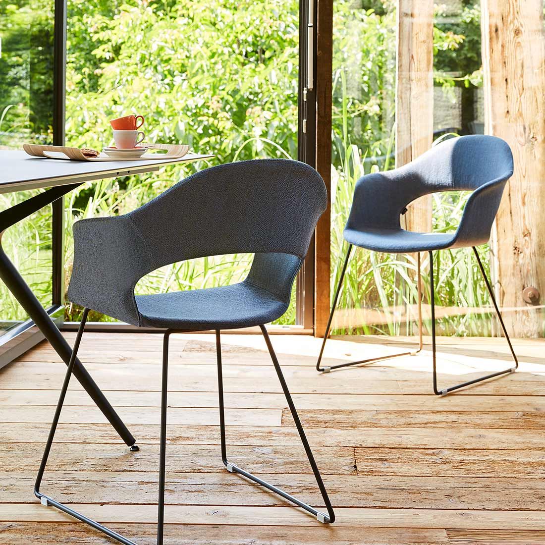 Detalj av stoffet Horizon på Hagestol Beyond Sister Su