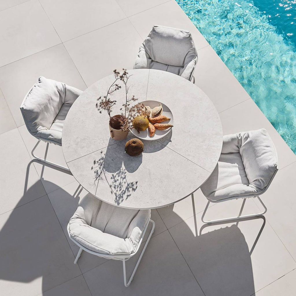 Hagestol Chill aluminium/akryl 65x70 cm - Solpuri nærbilde av ramme