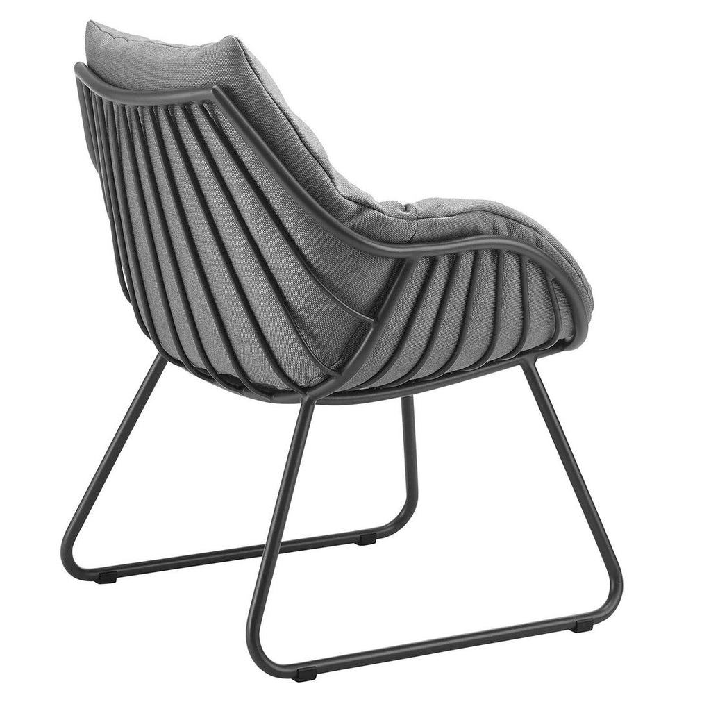 Hagestol Chill aluminium/akryl 65x70 cm - Solpuri køyler detalj