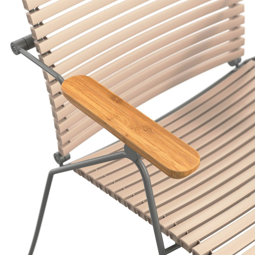 Hagestol Click Position regulerbar rygg stål 58x57 cm - HOUE