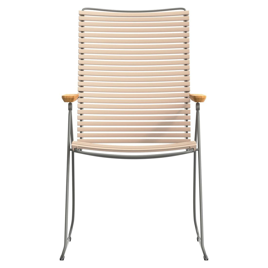 Hagestol Click Position regulerbar rygg stål 58x57 cm - HOUE