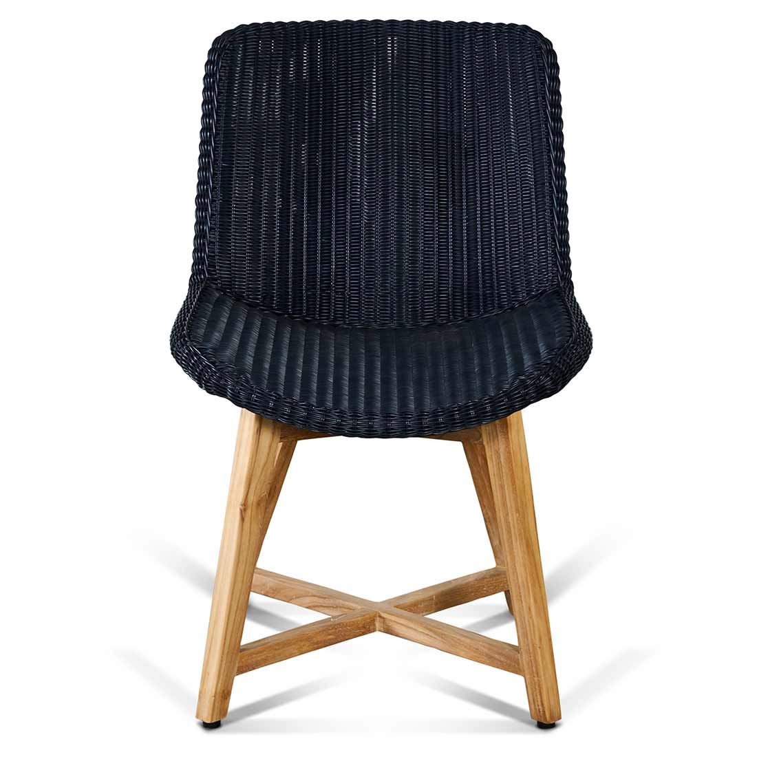 Hagestol Clovelly teak/polyrotting 56x68 cm bakside