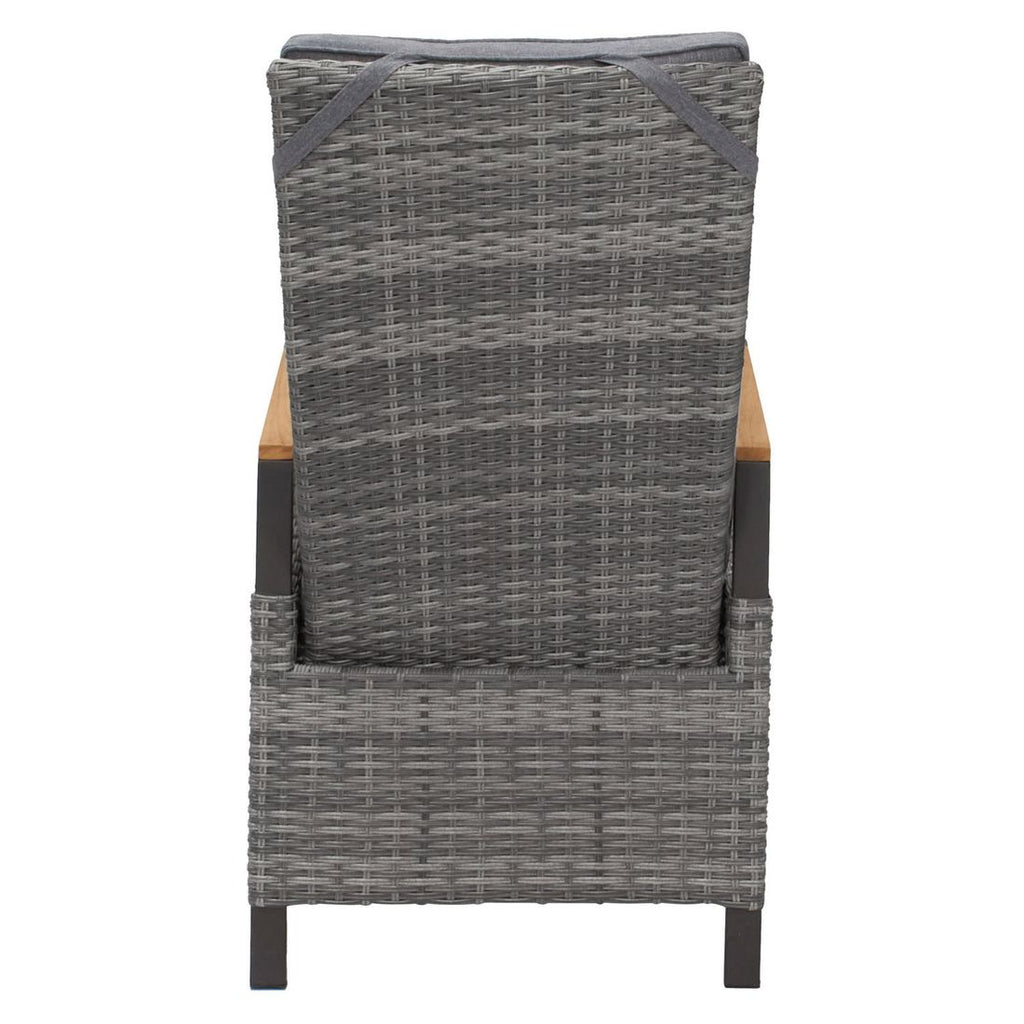 Hagestol Keramo aluminium med puter, regulerbar rygg justerbar rygg