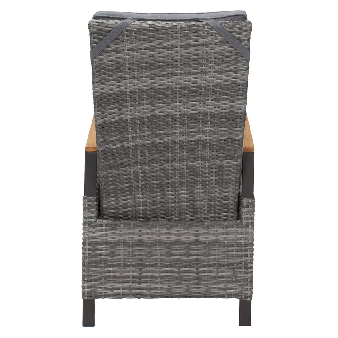Hagestol Keramo aluminium med puter, regulerbar rygg justerbar rygg
