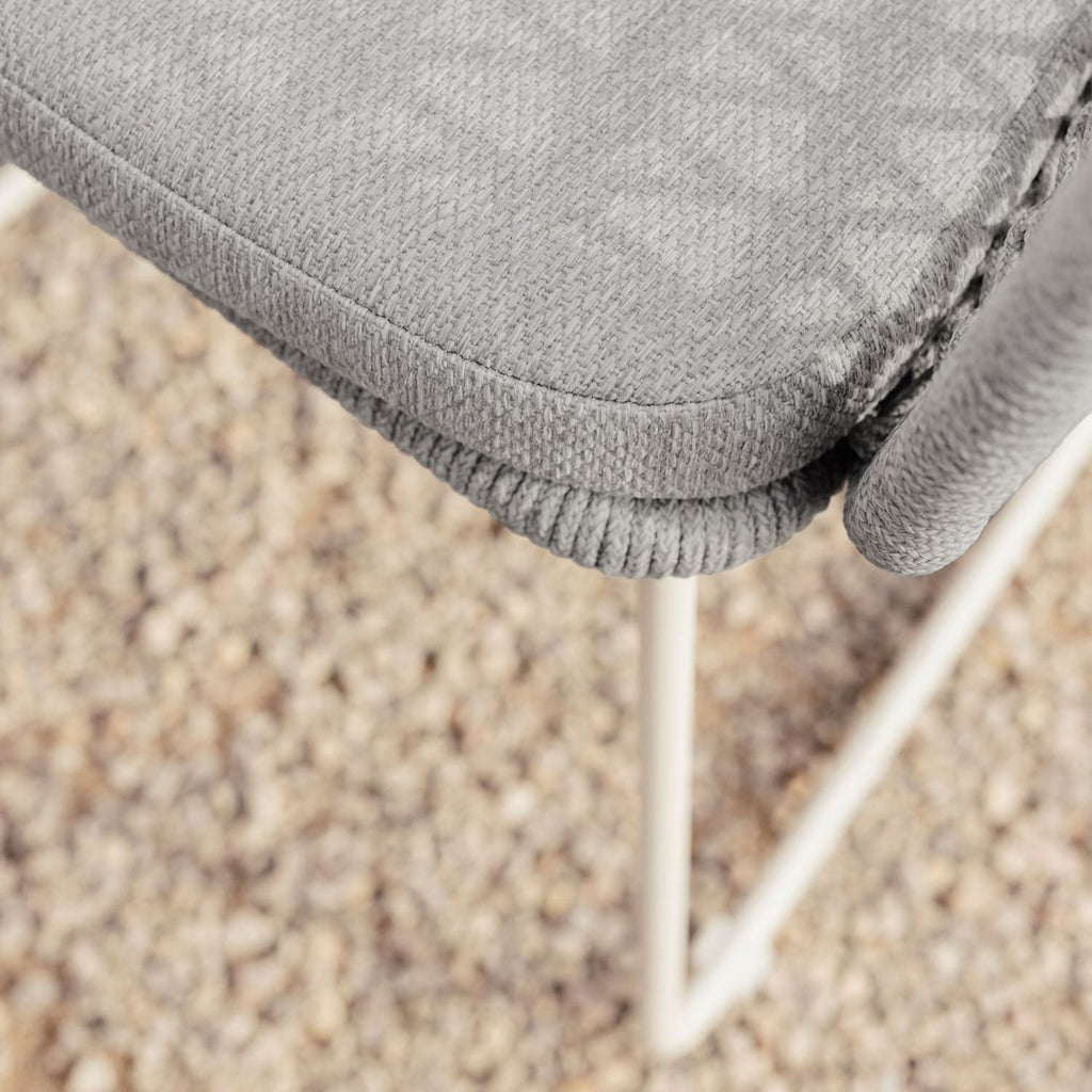 Detaljbilde av Rope sitteflate på Hagestol Lido