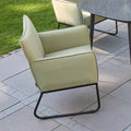 Hagestol Loma aluminium/akryl 70x61 cm bakside