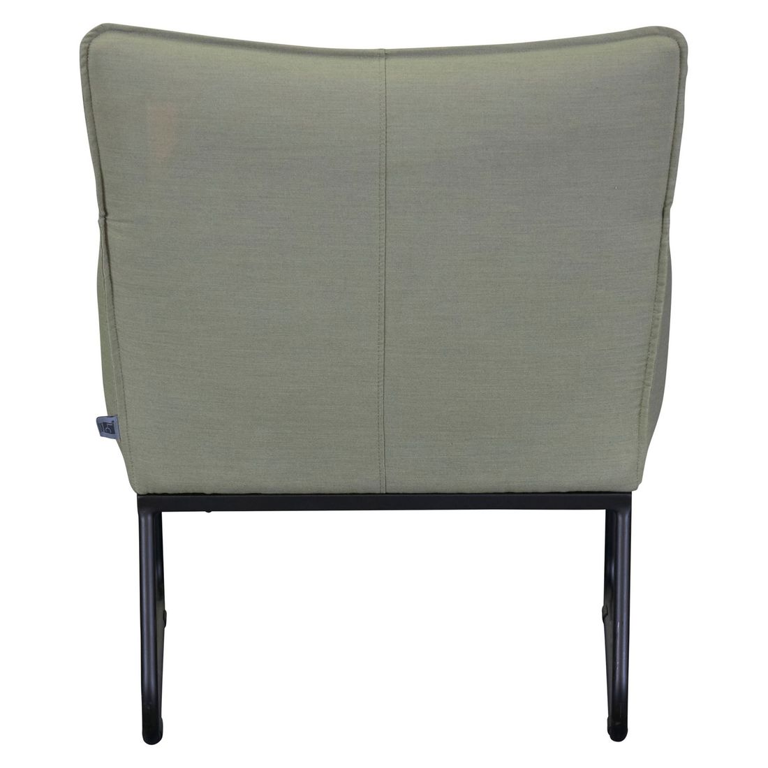 Sideprofil av Hagestol Loma aluminium/akryl 70x61 cm