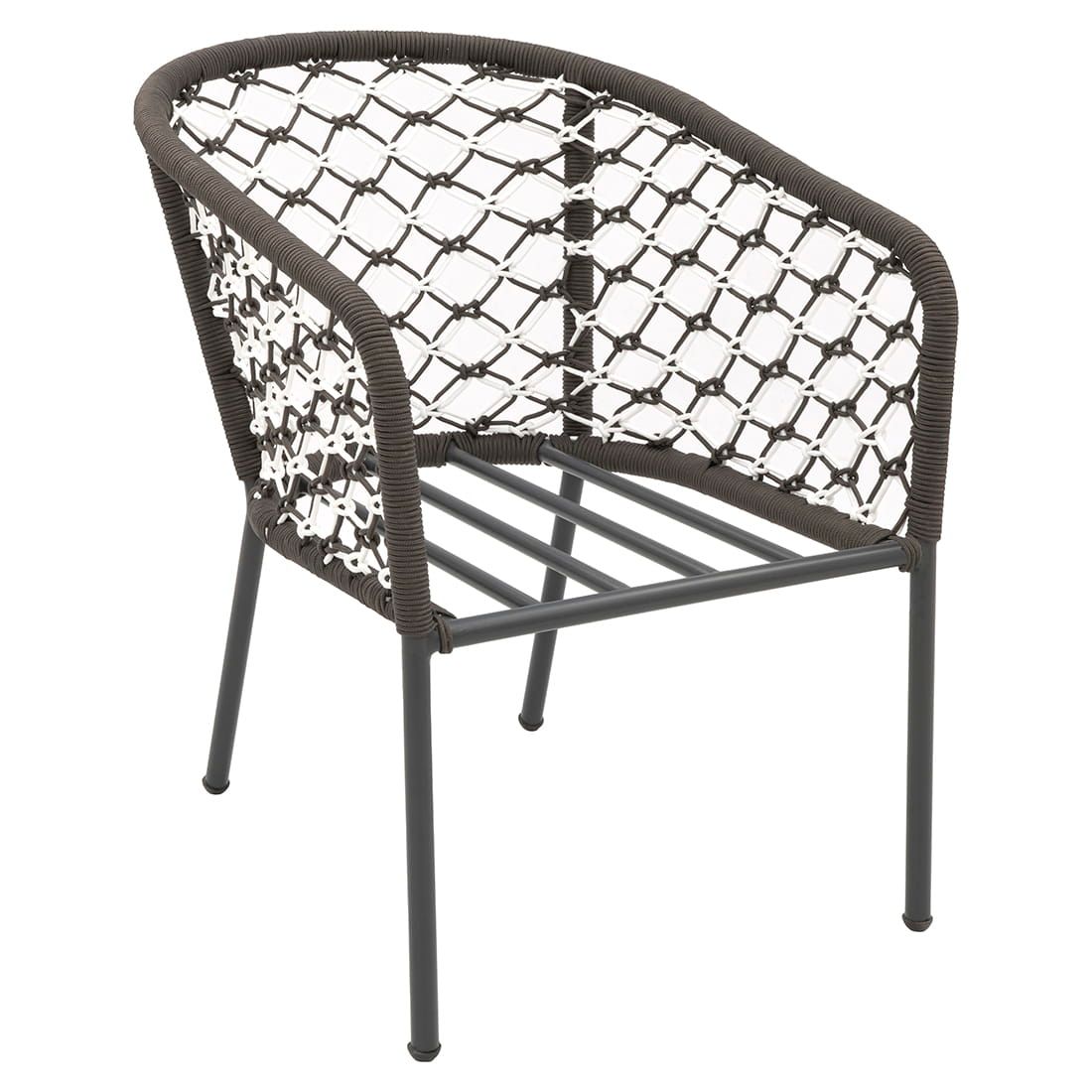 Nærbilde av pute på Hagestol Mali aluminium med puter 62x75 cm - OUTLIV