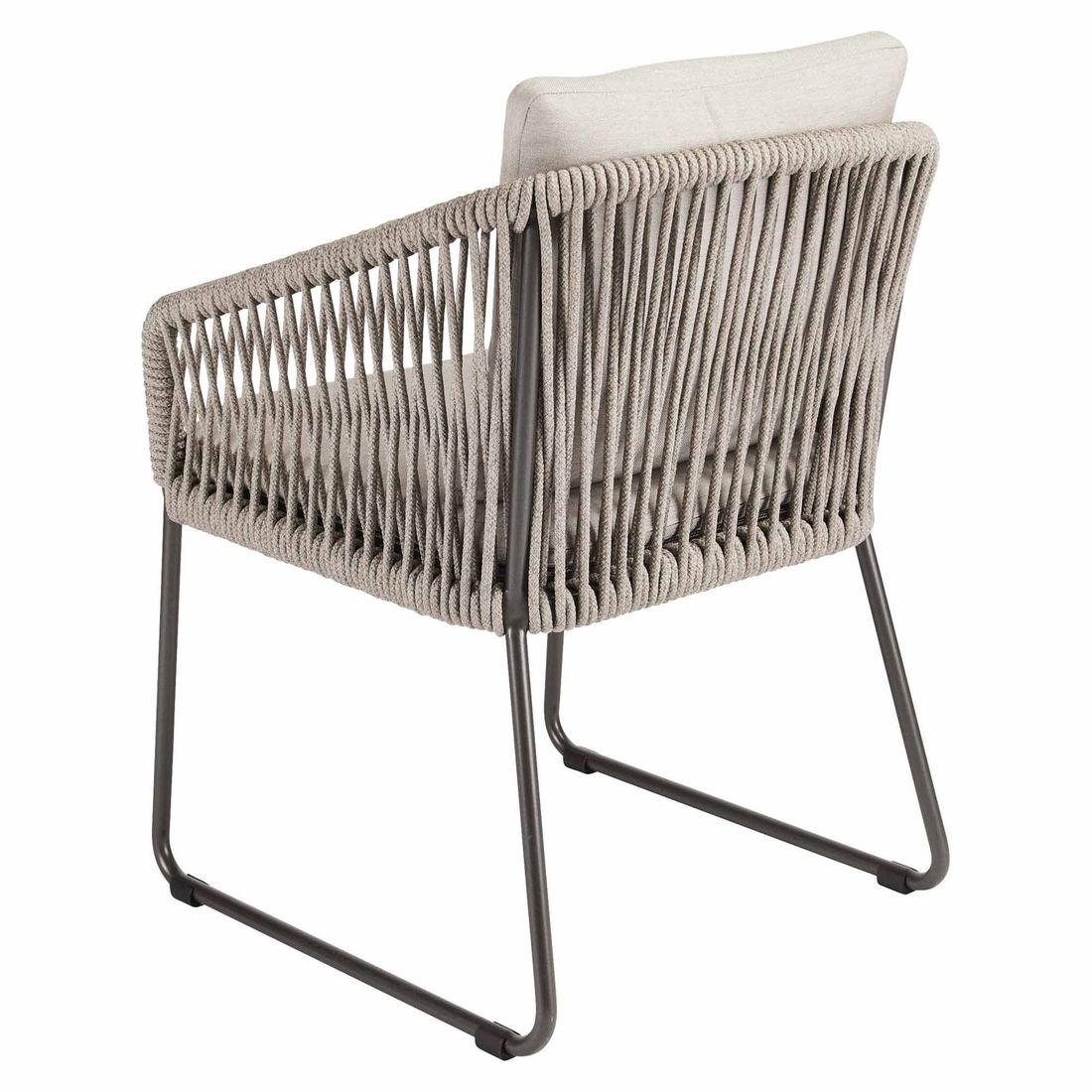 Hagestol Marla aluminium tau med puter 60x65 cm Stern bakside