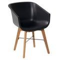 Hagestol med armlener Texel eukalyptus/plast 59x60 cm - Schöner Wohnen forfra