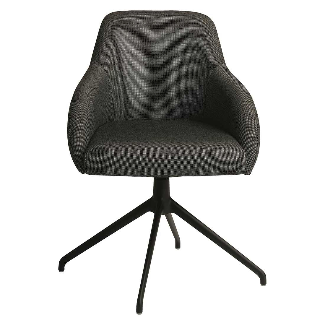 Hagestol med armlener Turn dreibar aluminium 63 cm bakside