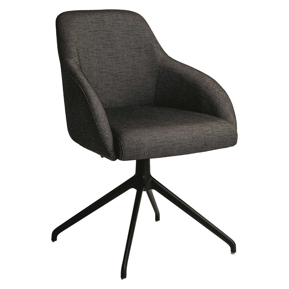 Hagestol med armlener Turn dreibar aluminium 63 cm front