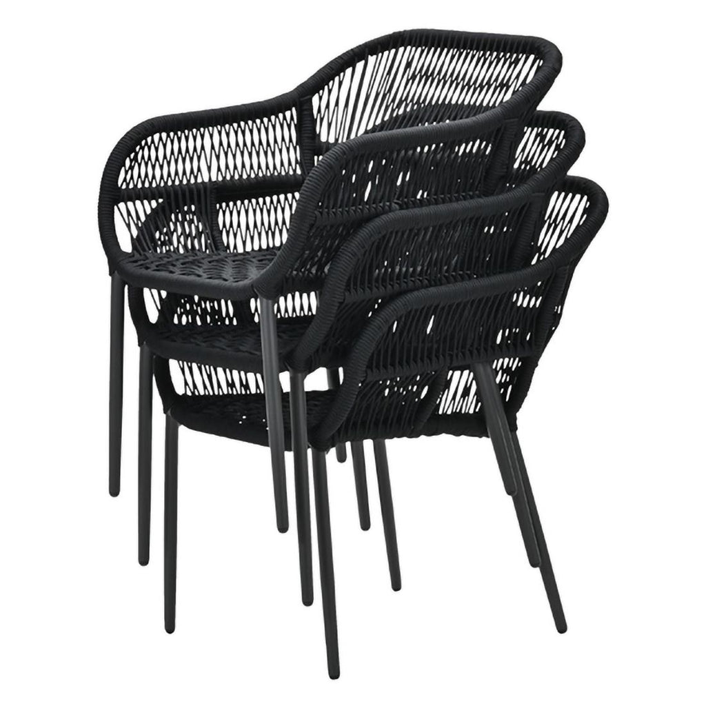 Hagestol Pescara aluminium/tau med puter - Garden Impressions
