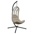 Hengestol Bardolino aluminium tau 95x95 cm forfra