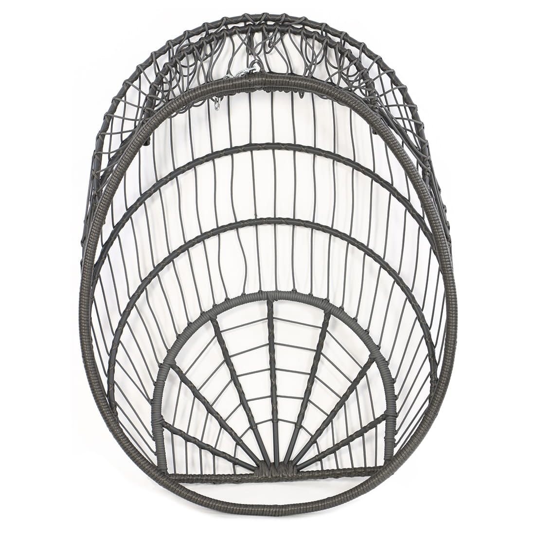 Hengestol Folt Meran stål/flettverk 104x95 cm detalj flettverk