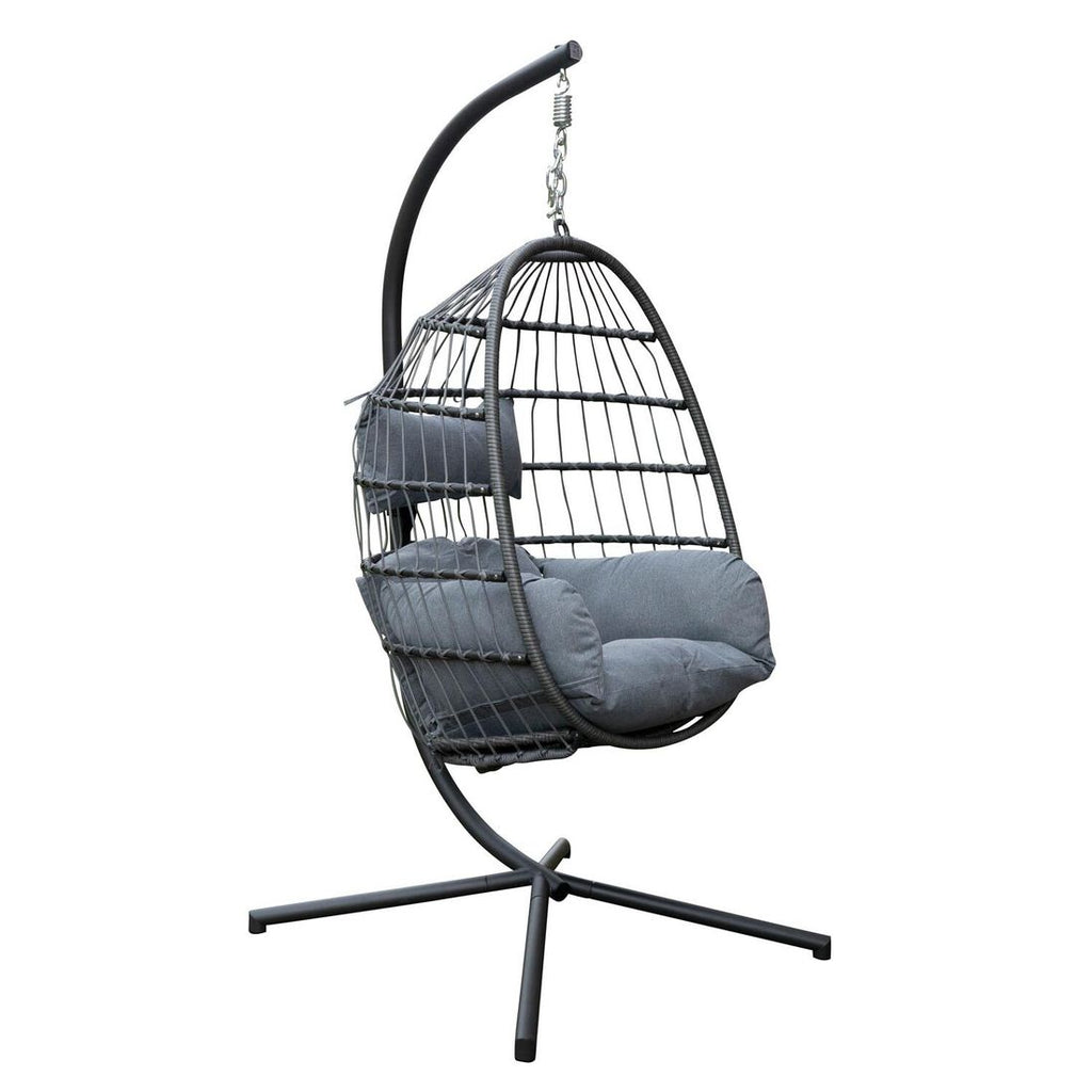 Hengestol Sunai stål tau 134x95 cm forfra