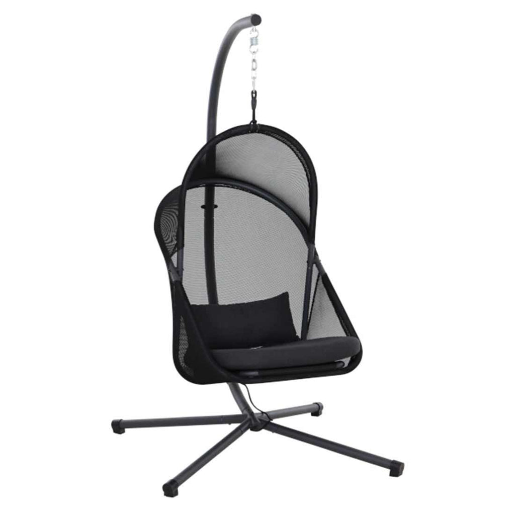 Hengestol Yobaya stål/polyester inkl. pute forfra