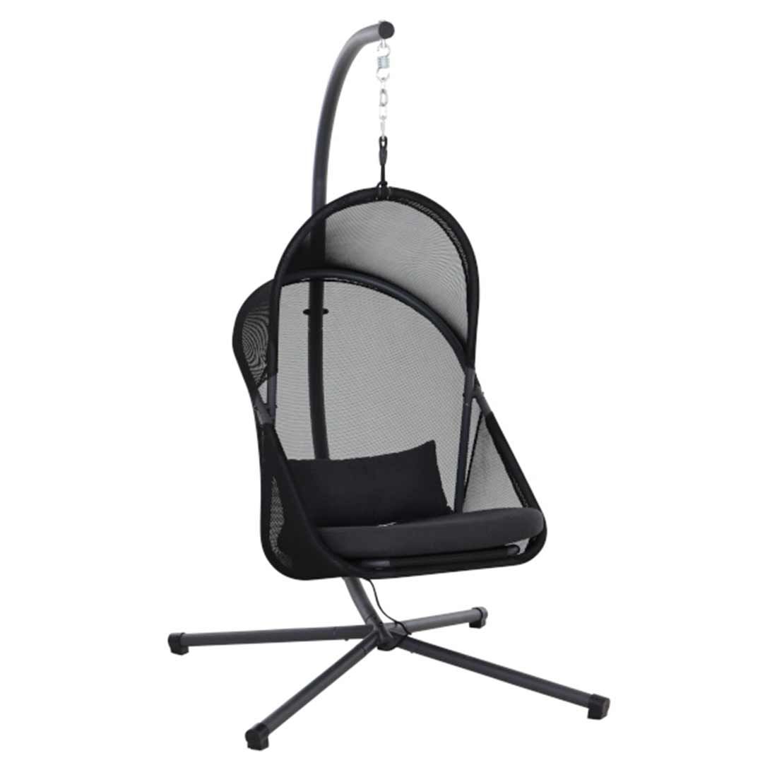 Hengestol Yobaya stål/polyester inkl. pute forfra