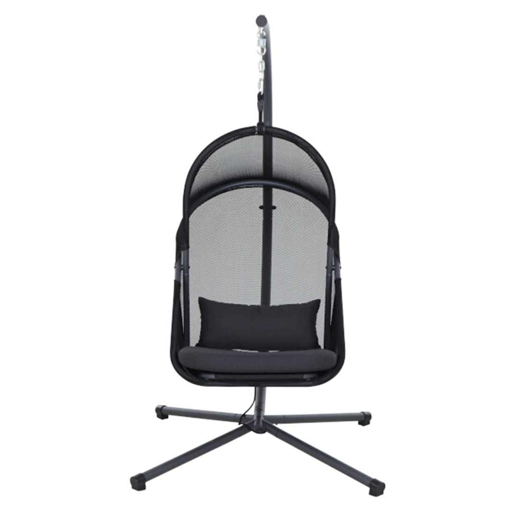 Hengestol Yobaya stål/polyester inkl. pute bakside