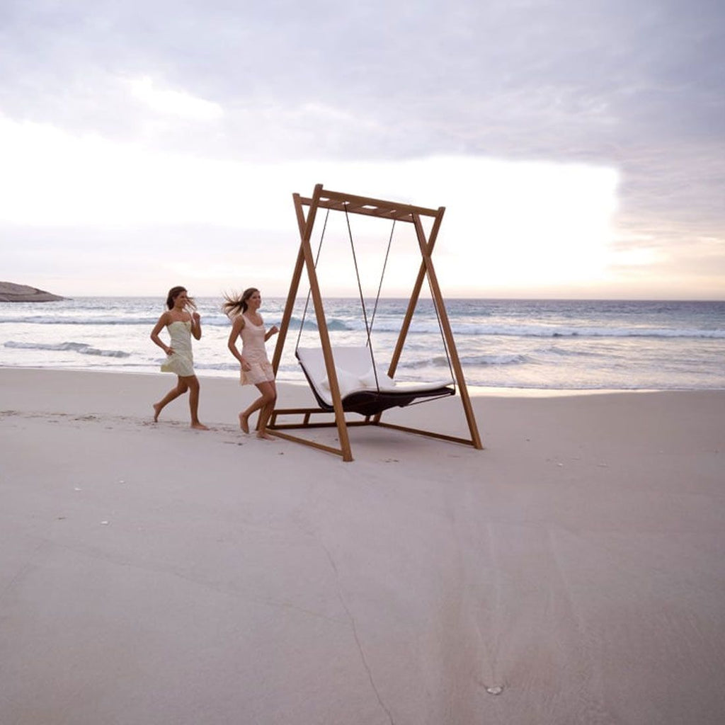 Hengestolstativ Heaven Swing aluminium bamboo bakside