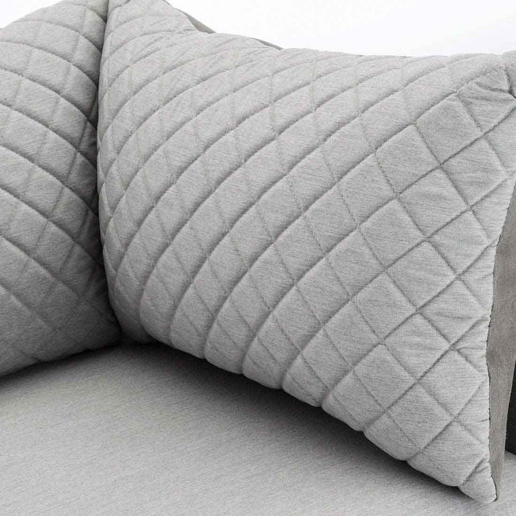 Montert Hjørne-/endemodul lounge Ego Modular Sunbrella 96x96 cm i uteområde
