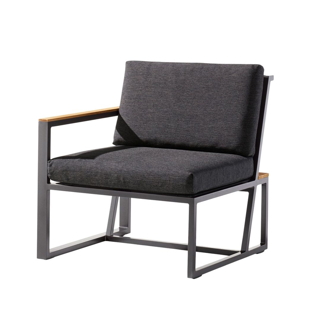 Hjørnemodul lounge Havanna aluminium 77x73 cm - Sieger bakside