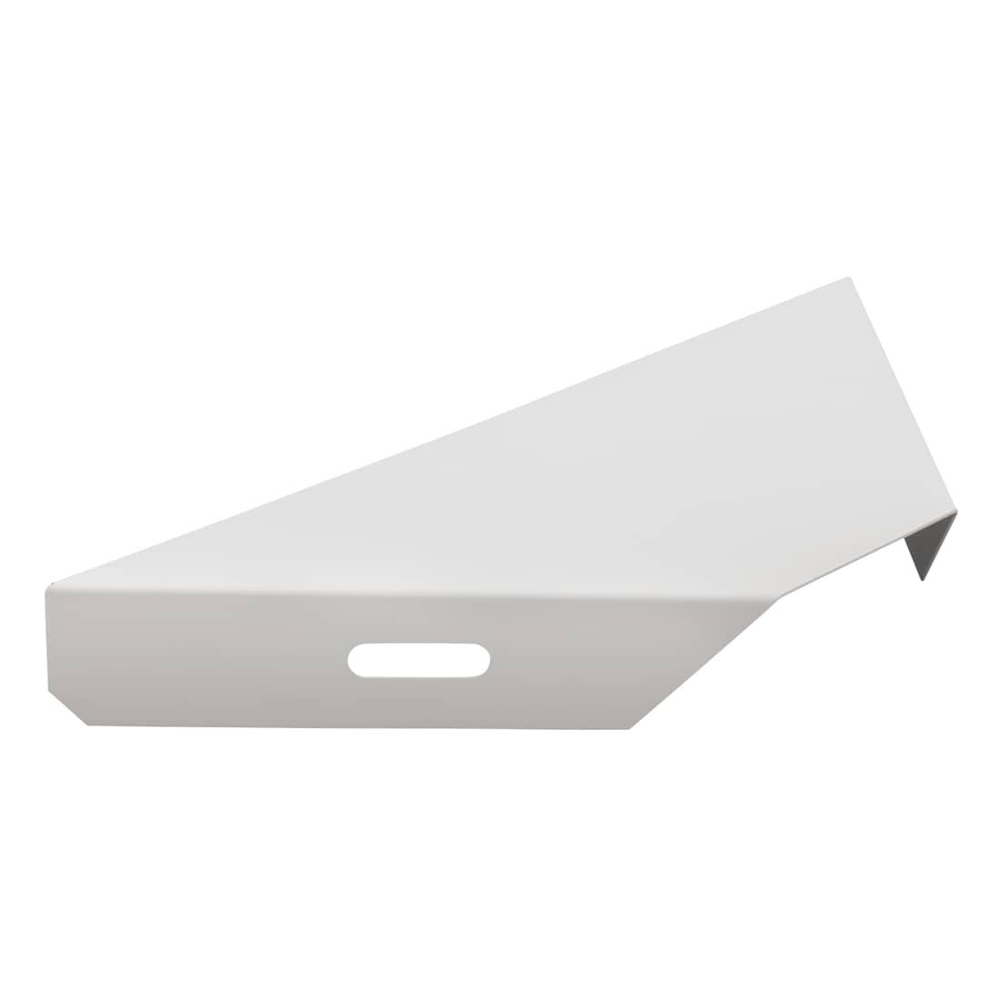 Hjørnebrett til loungetaburett 90,5x35 cm aluminium - OUTLIV bakside