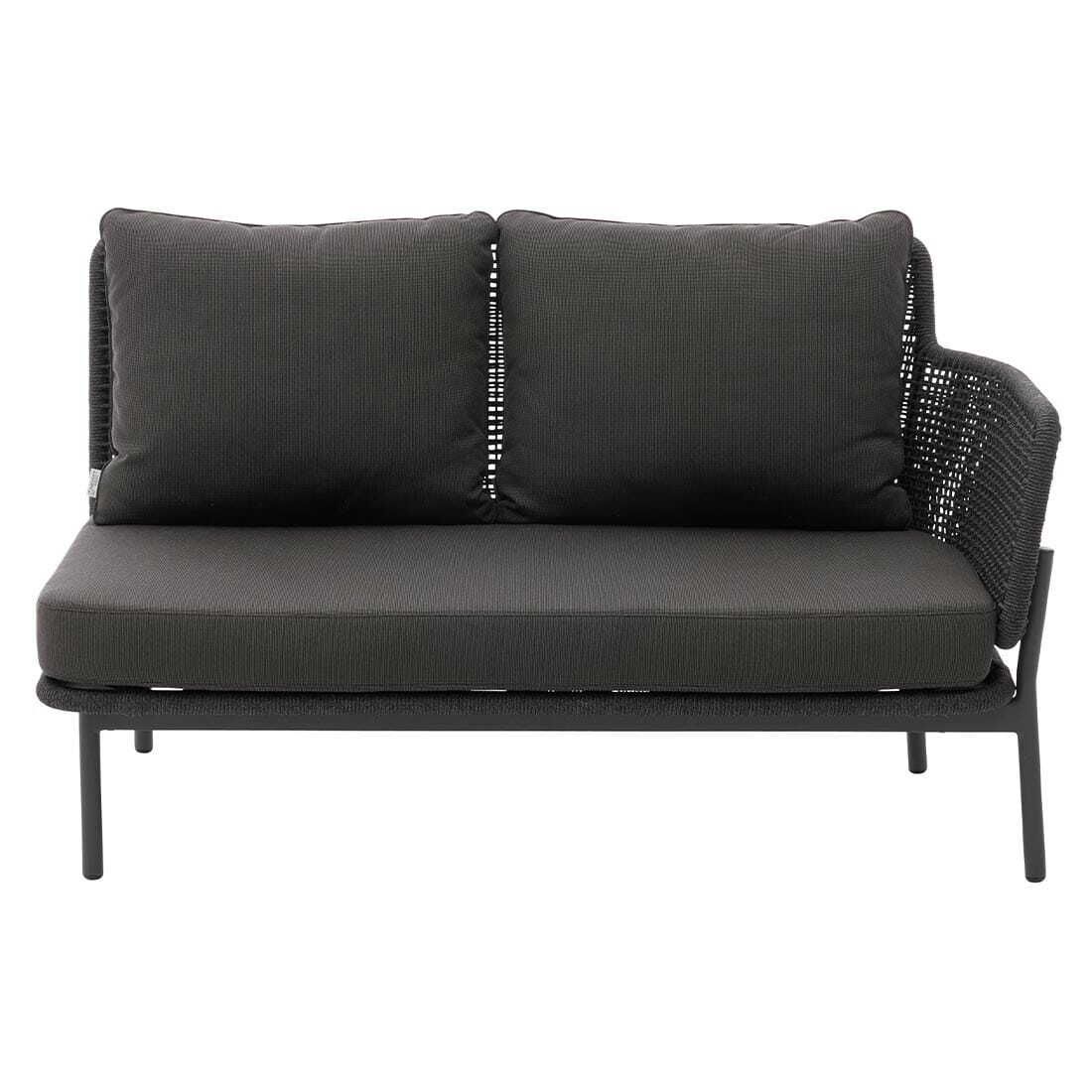 Hjørnemodul lounge 7005 aluminium tau bakside