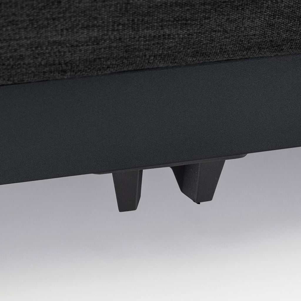 Hjørnemodul lounge Ego Modular aluminium sett fra siden