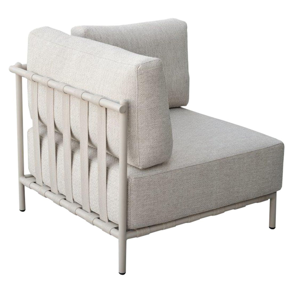 Hjørnemodul lounge Francis aluminium/akryl 81x81 cm Stern montert i hage