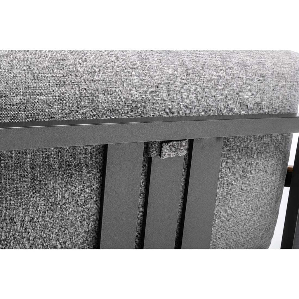 Nærbilde av Hjørnemodul lounge Ocean Skid aluminium 72,5 cm - Kettler armstøtte