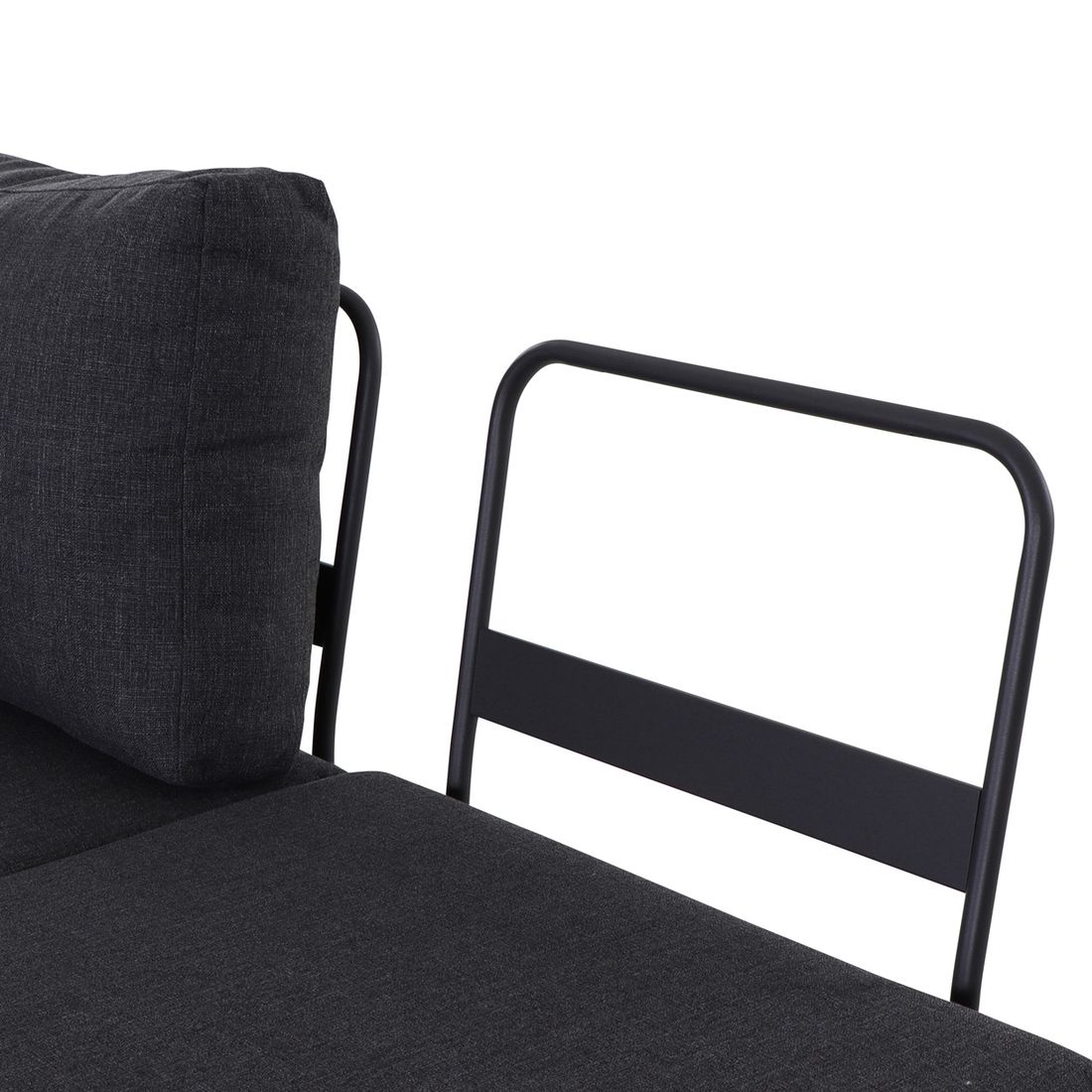 Hjørnesofa ute Brighton med loungebord aluminium/teak 242x242 cm - Siena Garden