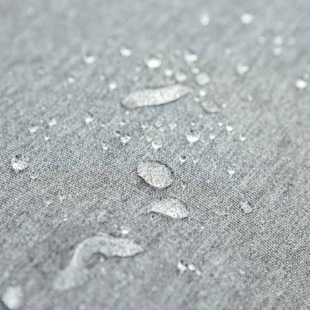 Hjørnesofa ute Ego aluminium/Sunbrella 288x305 cm detalj av ben