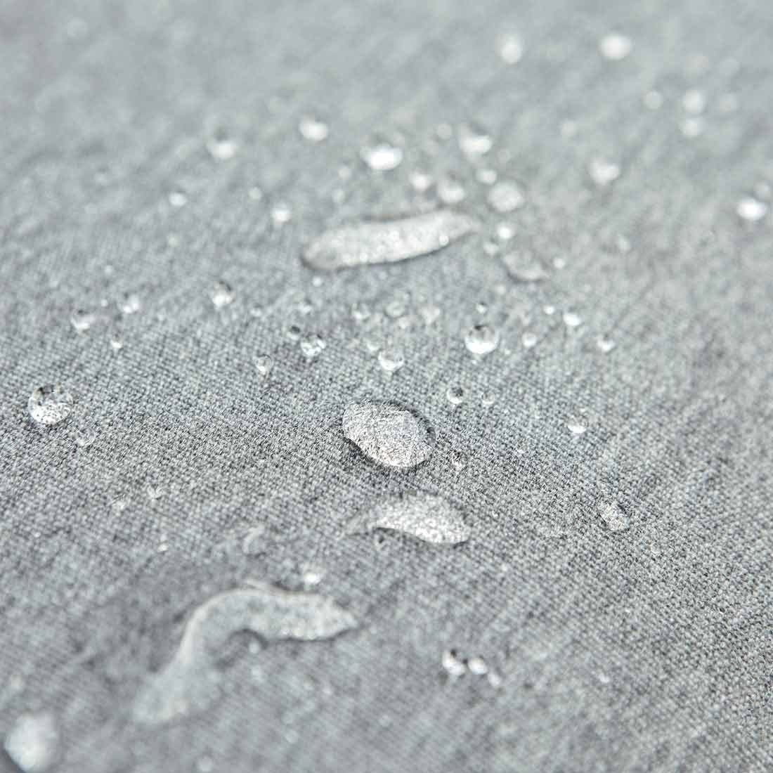 Hjørnesofa ute Ego aluminium/Sunbrella 288x305 cm detalj av ben
