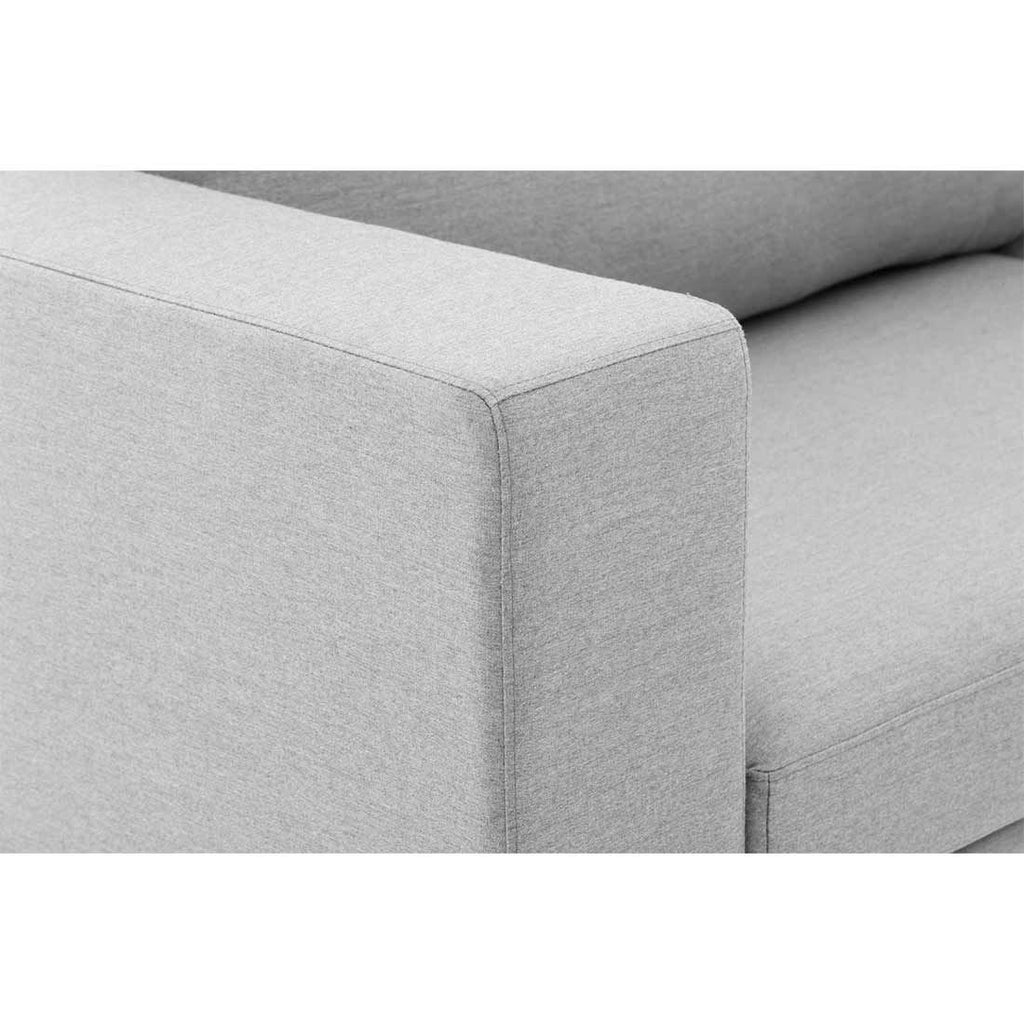 Hjørnesofa ute Ego aluminium/Sunbrella 288x305 cm i uterom