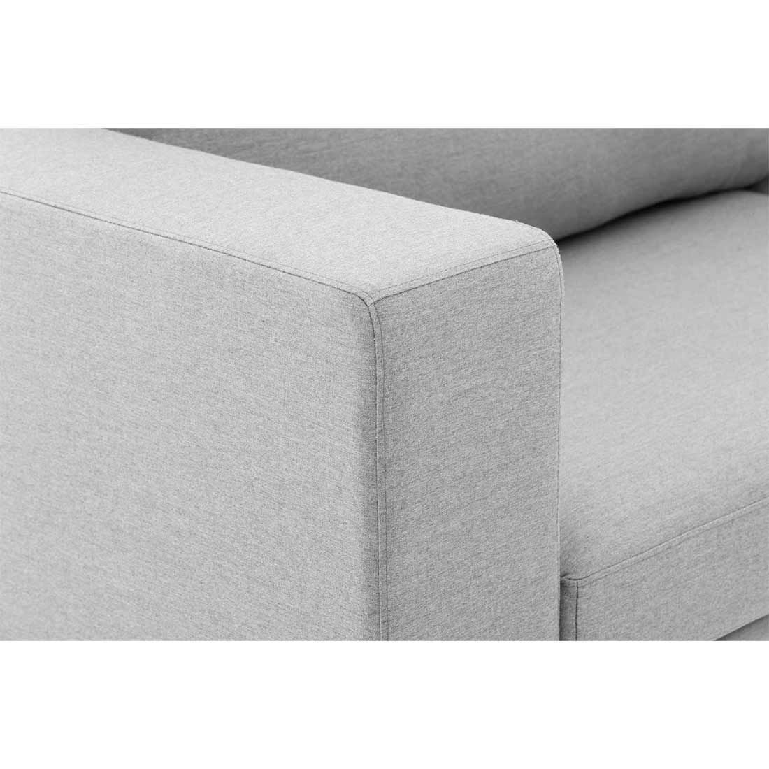 Hjørnesofa ute Ego aluminium/Sunbrella 288x305 cm i uterom