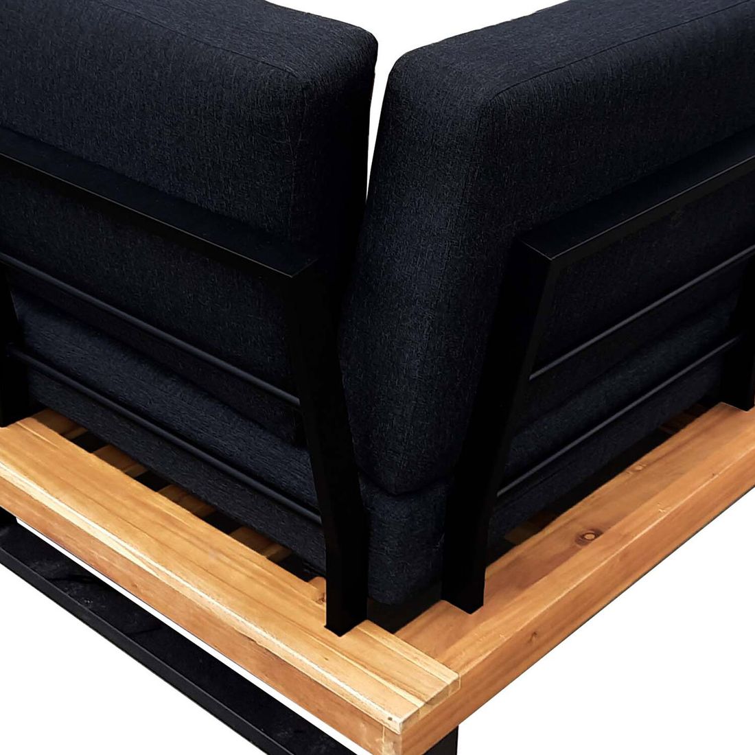 Hjørnesofa ute Bahamas med loungebord aluminium/akasie - OUTLIV.