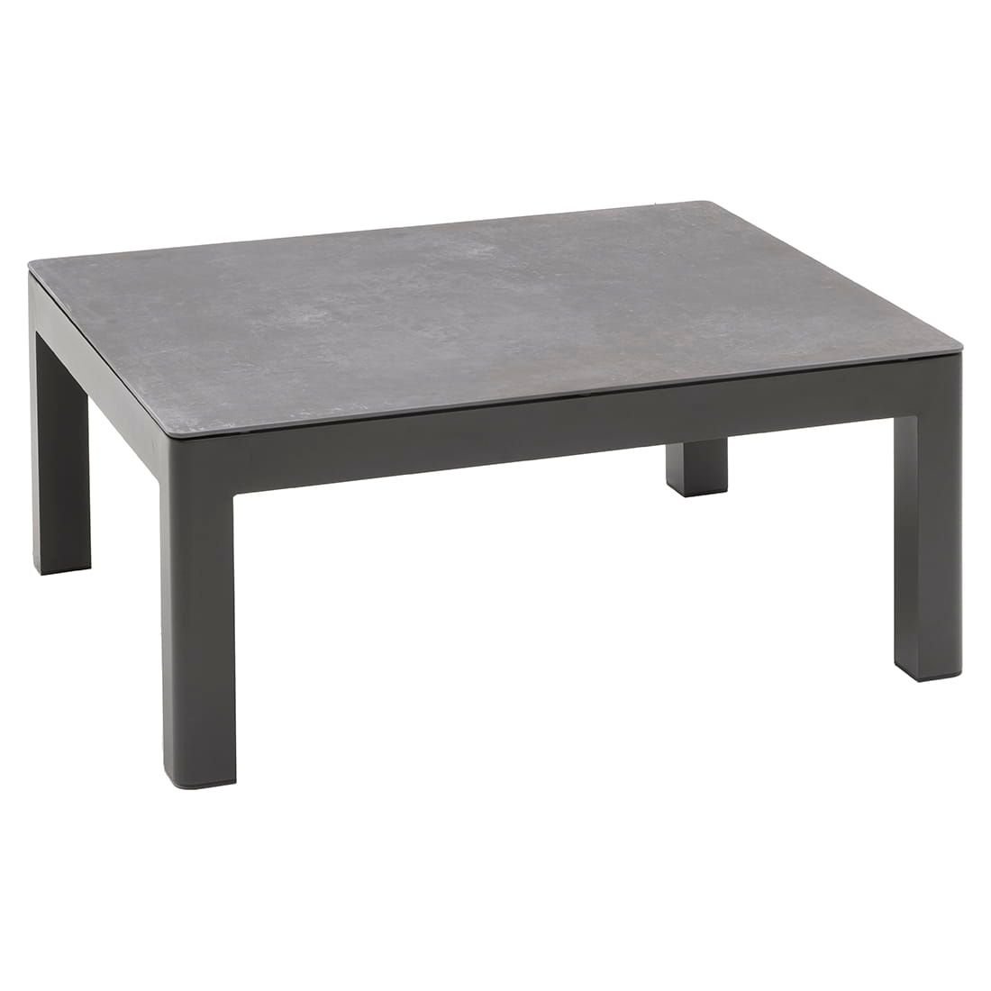 Hjørnesofa ute Ben med loungebord 270x270 cm aluminium - OUTLIV.