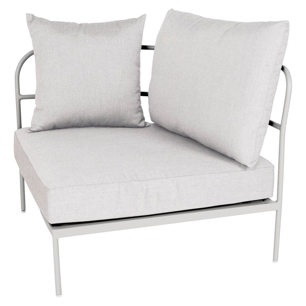 Nærbilde av outdoorstoff på Hjørnesofa ute Coco 258x170 cm aluminium/utestoff - Stern