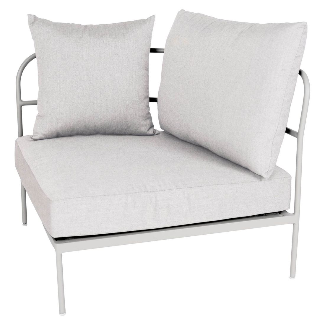 Nærbilde av outdoorstoff på Hjørnesofa ute Coco 258x170 cm aluminium/utestoff - Stern