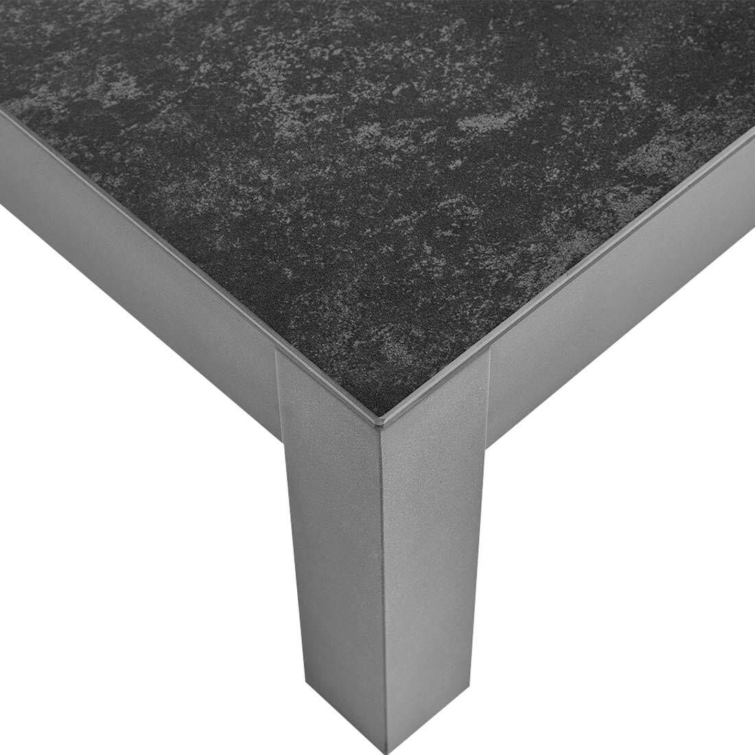 Hjørnesofa ute Comfort aluminium/Agora antrasitt - Kettler