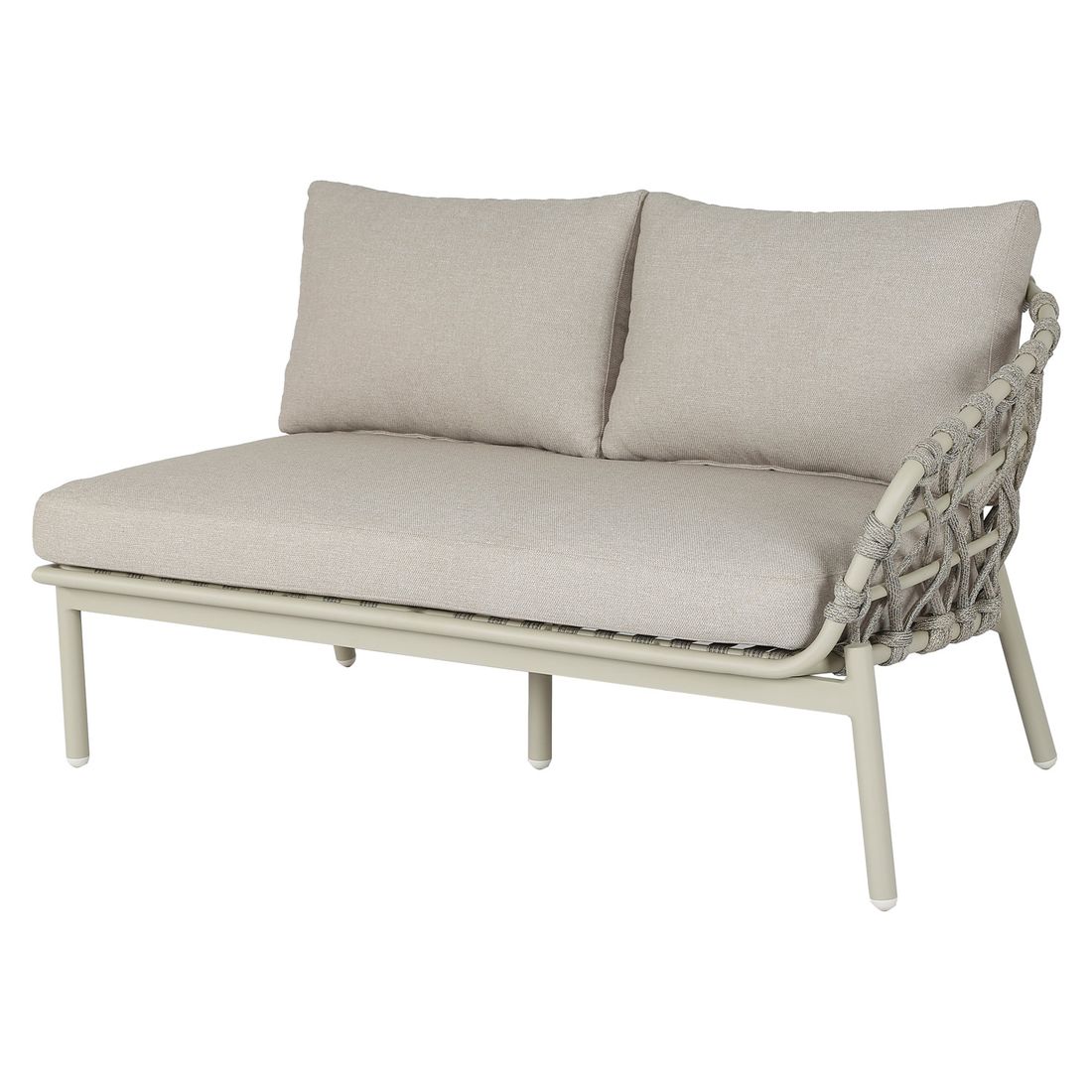 Hjørnesofa ute Dakota montert på terrasse