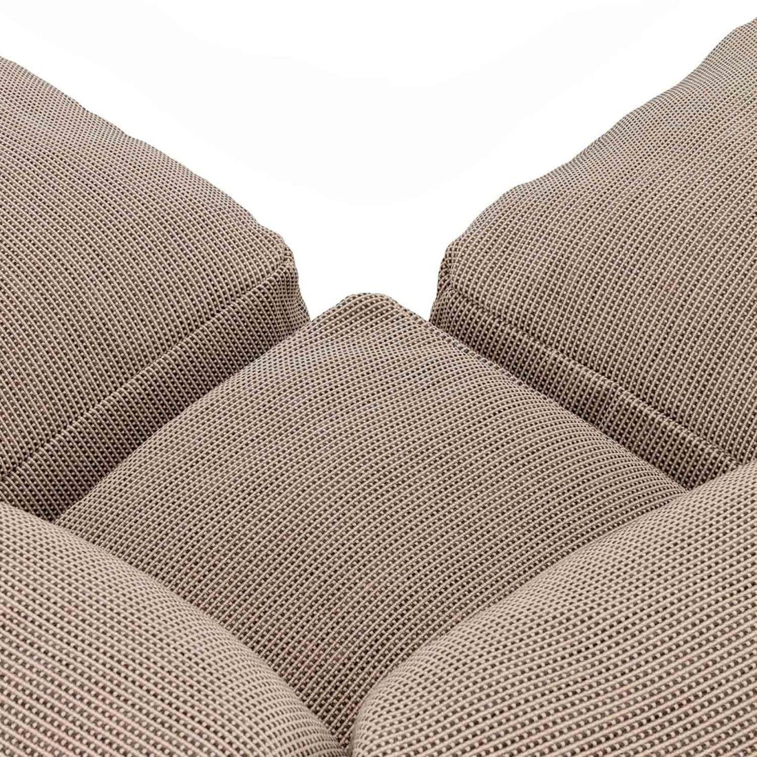 Oversikt over Hjørnesofa ute Dotty Cloud polypropylen beige i uterom