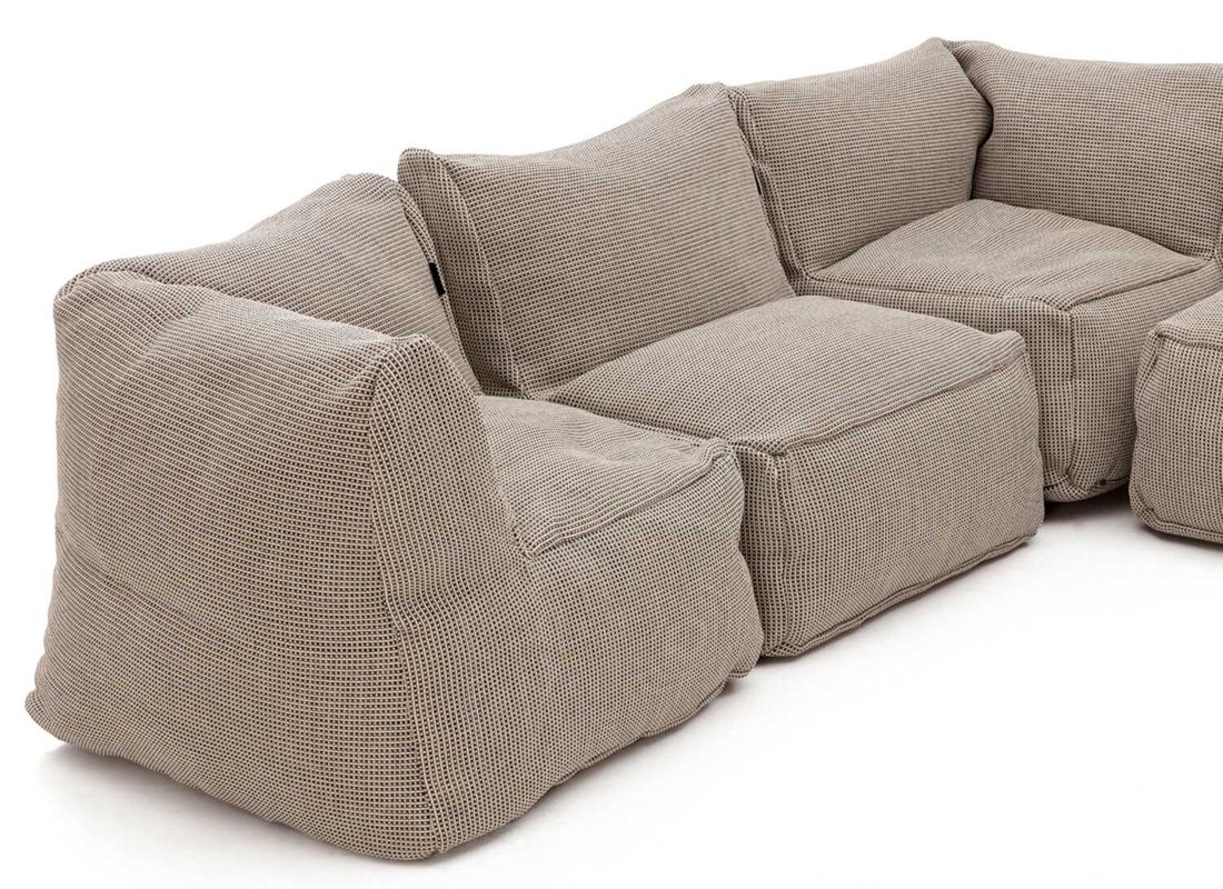 Sittekomfort på Hjørnesofa ute Dotty Cloud polypropylen beige