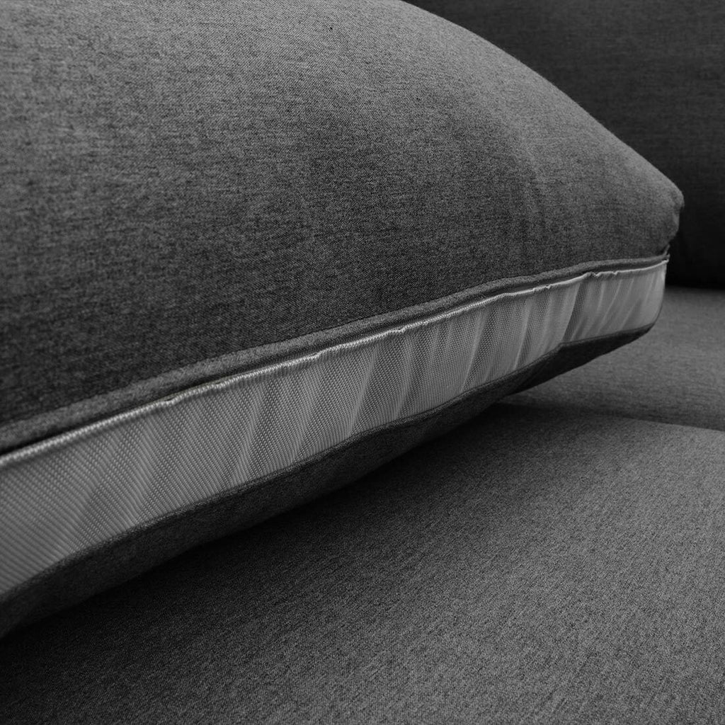 Hjørnesofa ute Ego 288x288 cm aluminium Sunbrella sitteområde