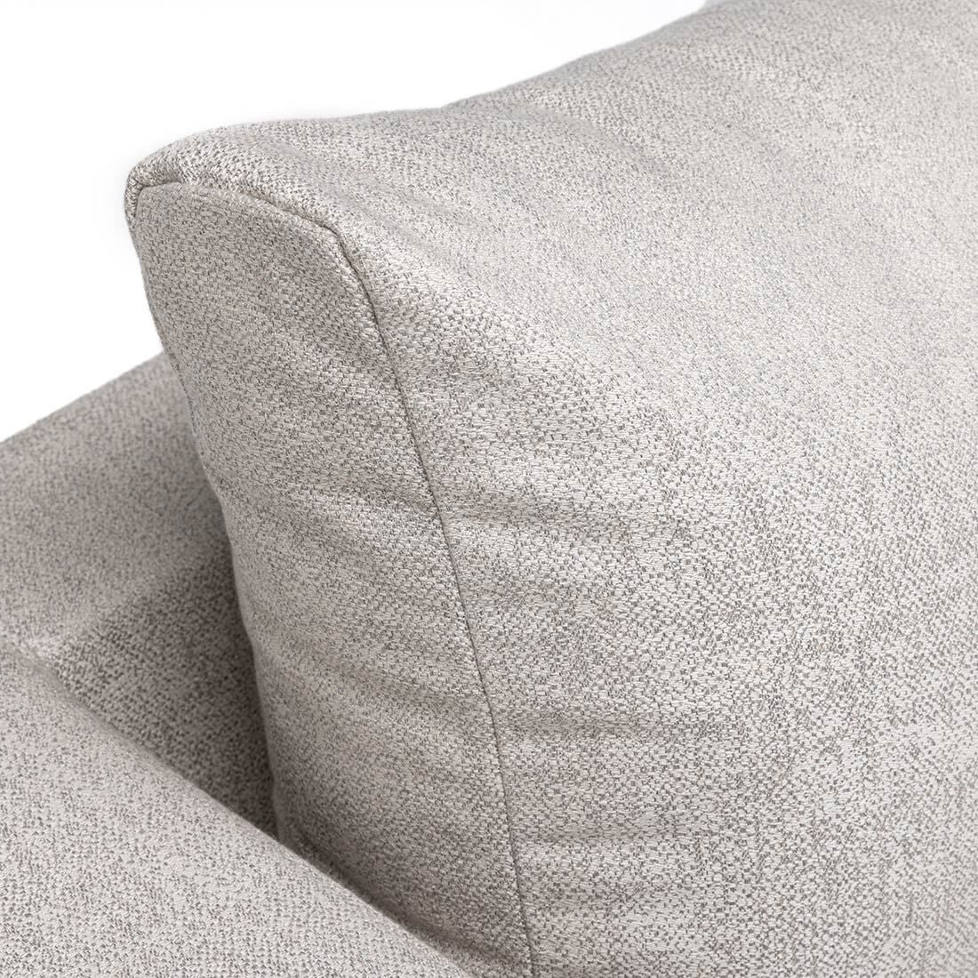 Sideprofil av Hjørnesofa ute Ego aluminium/Sunbrella 288x305 cm