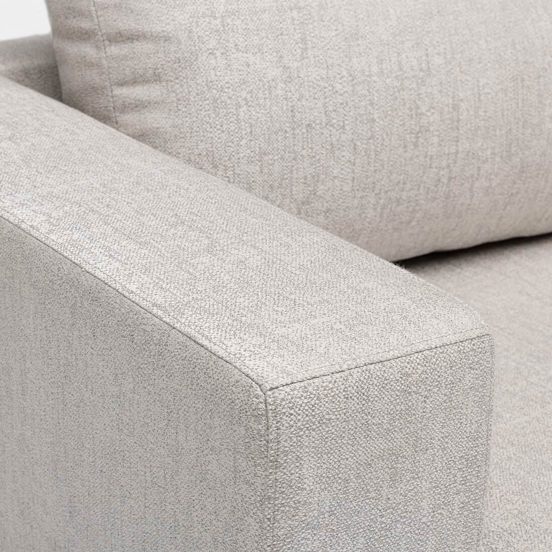 Aluminiumsramme på Hjørnesofa ute Ego aluminium/Sunbrella 288x305 cm