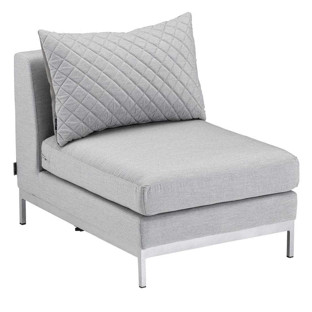 Hjørnesofa ute Ego Modular aluminium/Sunbrella 257x188 cm - Kettler